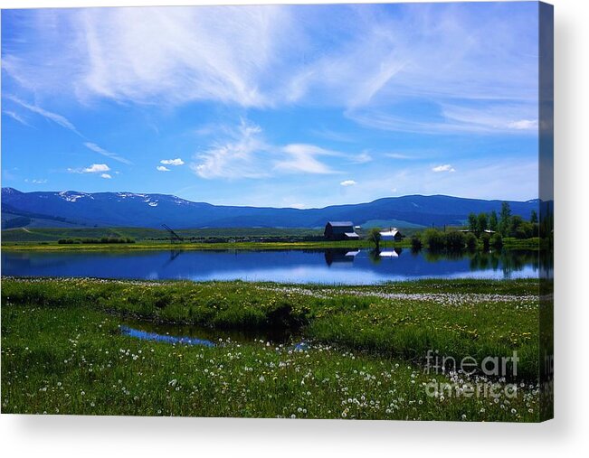 Montana Acrylic Print featuring the photograph Wisdom Montana area1 by Merle Grenz