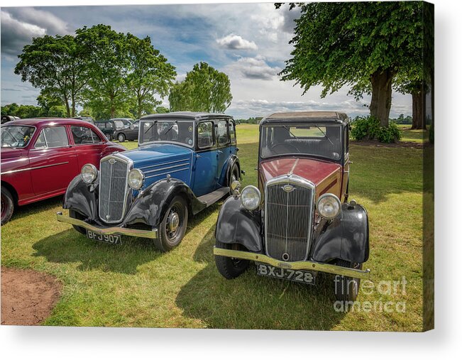 Vintage Car Acrylic Print featuring the photograph Wolseley Motors by Adrian Evans