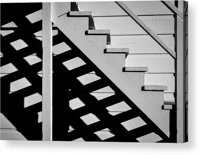 Stairs Acrylic Print featuring the photograph Wooden Stairs by Garry Gay