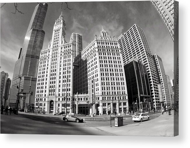 Chicago Acrylic Print featuring the photograph Wrigley Building - Chicago by Jackson Pearson