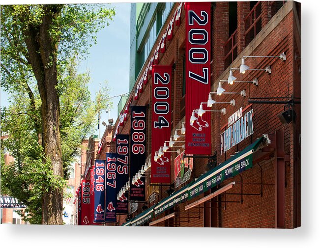 Red Sox Acrylic Print featuring the photograph Yawkee Way by Paul Mangold