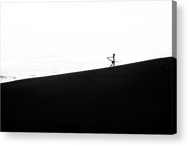 Surfing Acrylic Print featuring the photograph Yin Yang by Nik West
