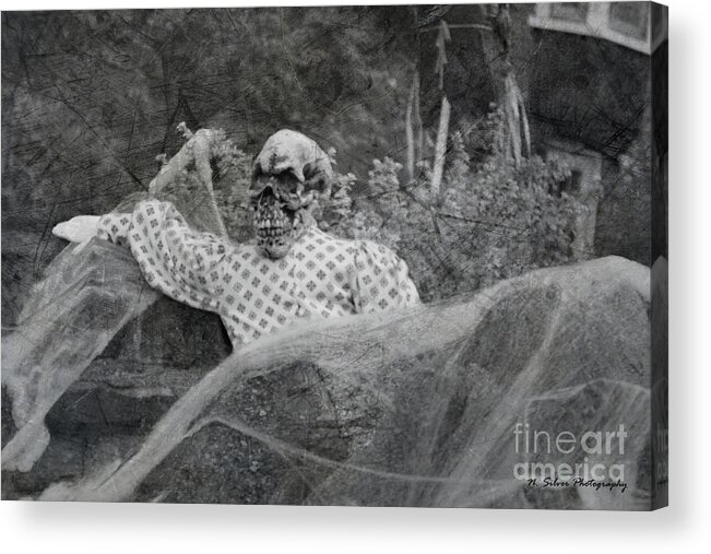 Halloween Acrylic Print featuring the photograph Zombie Child by Nina Silver