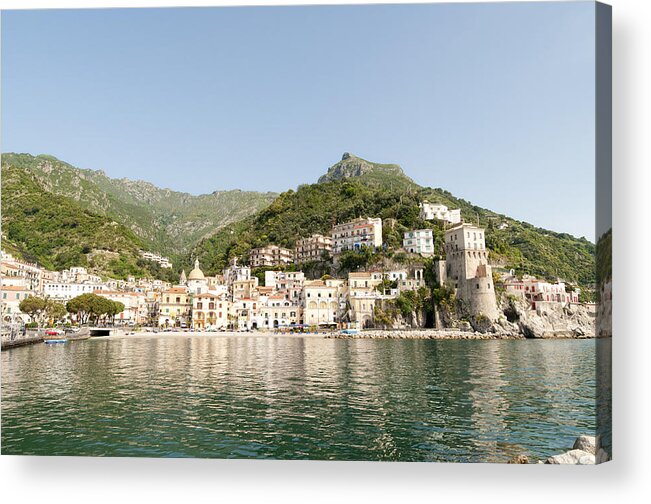 Scenics Acrylic Print featuring the photograph Amalfi Coast - Cetara-italy #1 by Lrescigno