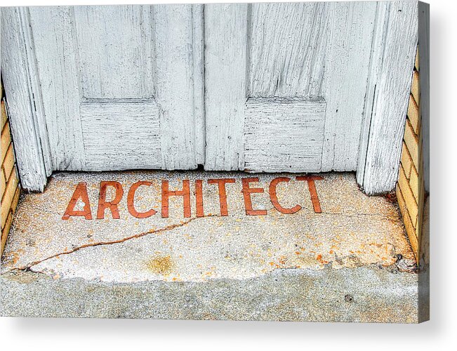 Architect Acrylic Print featuring the photograph Architect #1 by Blaine Owens