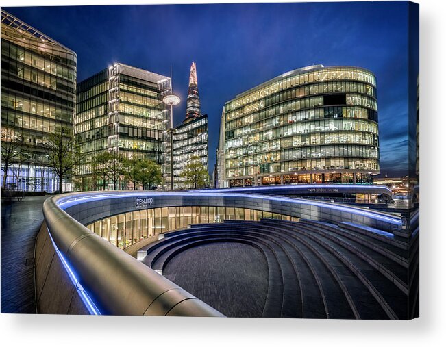 London Acrylic Print featuring the photograph Architectural Beauty Revealed #1 by Nader El Assy