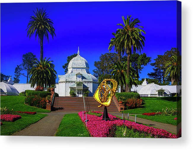 Conservatory Acrylic Print featuring the photograph Beautiful Conservatory Of Flowers #1 by Garry Gay