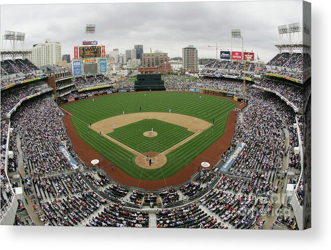 Scenics Acrylic Print featuring the photograph Chicago Cubs V San Diego Padres by Donald Miralle