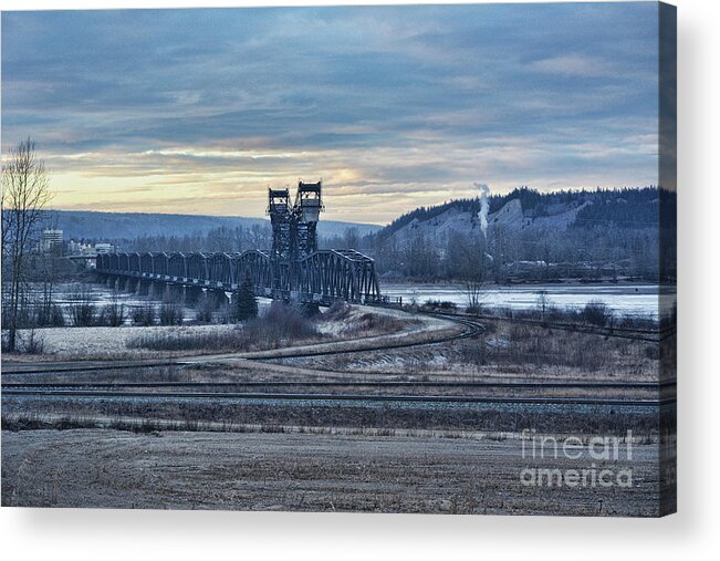 Grand Acrylic Print featuring the photograph Grand Trunk Pacific Railway #1 by Vivian Martin