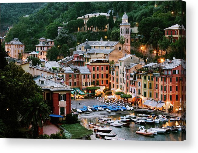Outdoors Acrylic Print featuring the photograph Italy, Portofino, Liguria, Portofino #1 by Jeremy Woodhouse
