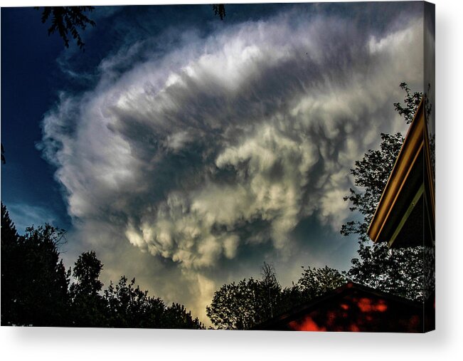 Nebraskasc Acrylic Print featuring the photograph Late Afternoon Nebraska Thunderstorms 074 #2 by Dale Kaminski