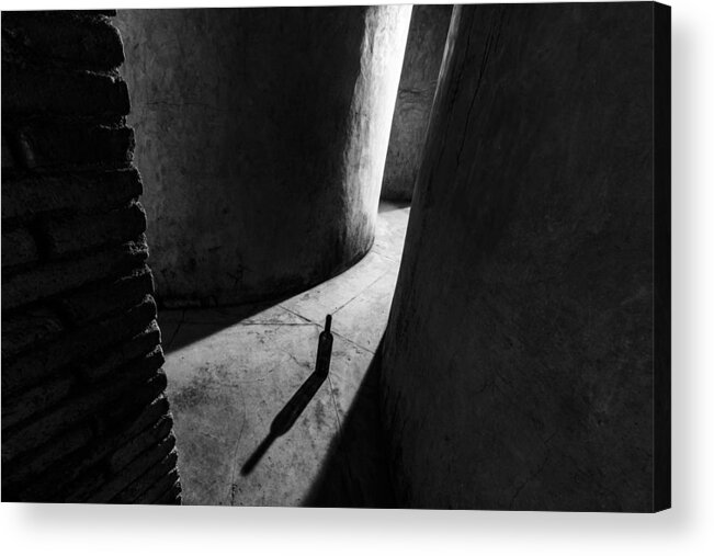 Wine Acrylic Print featuring the photograph Old Cellar #1 by Xavi Flores