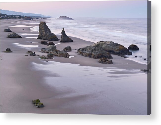 Tranquility Acrylic Print featuring the photograph Oregon Coast #1 by Enrique R. Aguirre Aves