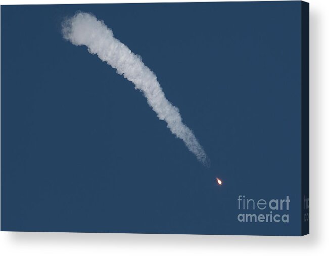 21st Century Acrylic Print featuring the photograph Soyuz Ms-10 Launch #1 by Nasa/bill Ingalls/science Photo Library