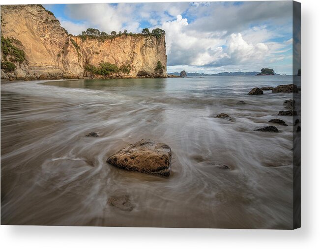 Cathedral Cove Acrylic Print featuring the photograph Stingray Bay - New Zealand #1 by Joana Kruse