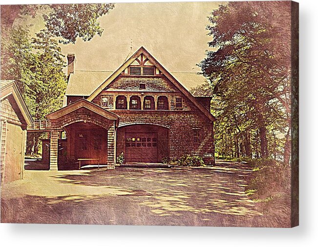 Carriage House Acrylic Print featuring the photograph The Old Carriage House by Stacie Siemsen