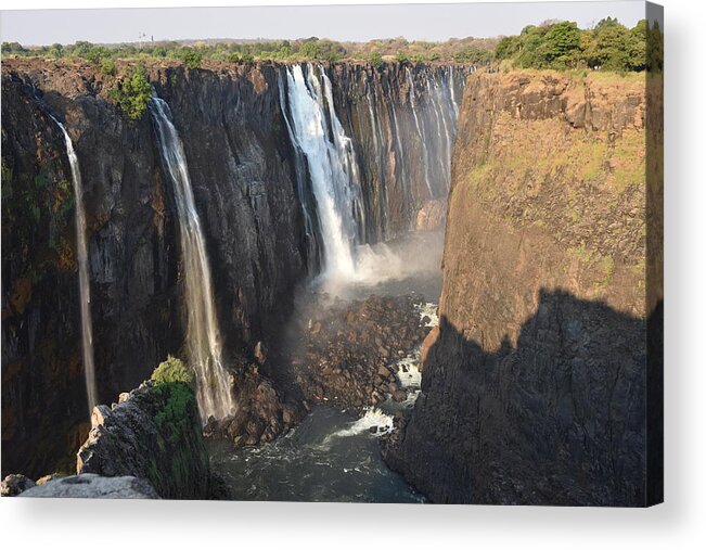 Waterfall Acrylic Print featuring the photograph Victoria Falls by Ben Foster