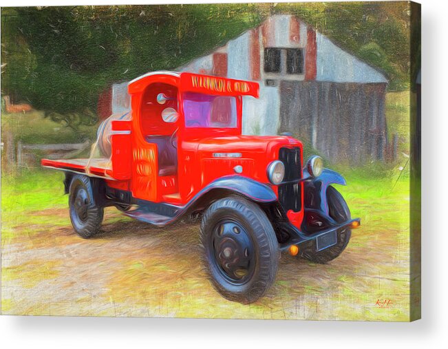 Truck Acrylic Print featuring the photograph Vintage Truck #1 by Keith Hawley