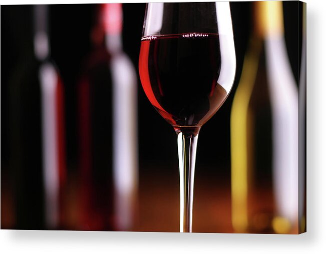 Alcohol Acrylic Print featuring the photograph Wine Tasting #1 by Donald gruener