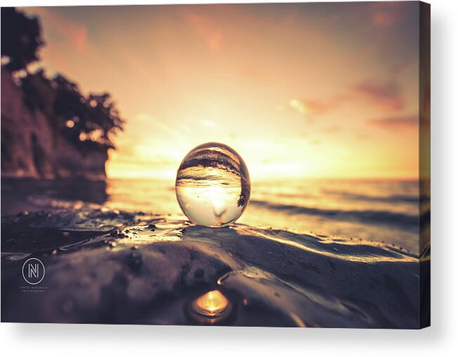 2019 Acrylic Print featuring the photograph Lake Erie Sunset #10 by Dave Niedbala