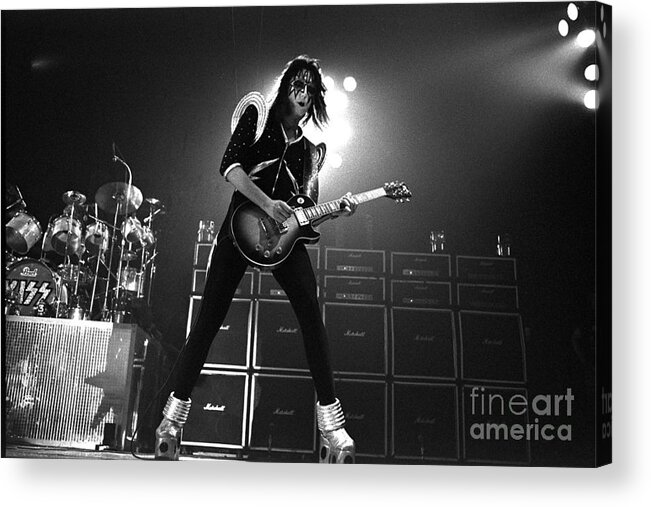 Kiss Acrylic Print featuring the photograph Mark Sullivan 70s Rock Archive #109 by Mark Sullivan