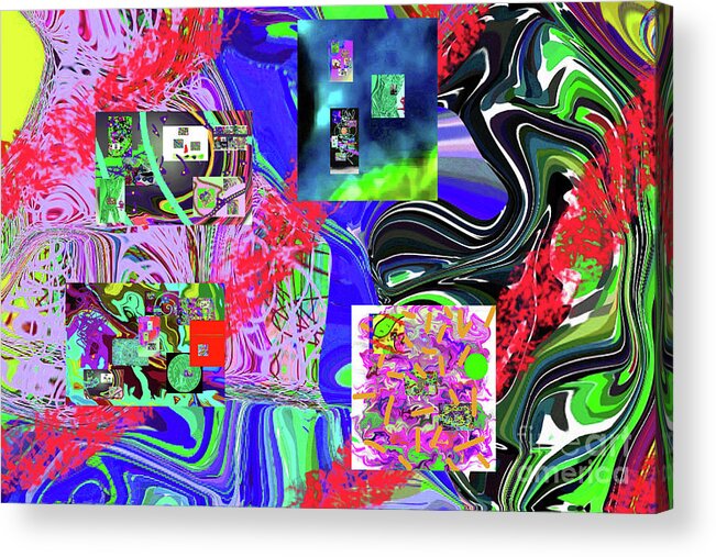 Walter Paul Bebirian Acrylic Print featuring the digital art 11-8-2015babcdefghijklmnop by Walter Paul Bebirian