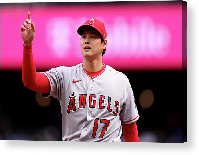 Los Angeles Angels Of Anaheim Acrylic Print featuring the photograph Shohei Ohtani #19 by Steph Chambers