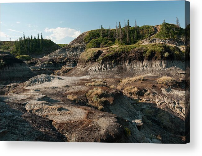 Tranquility Acrylic Print featuring the photograph Alberta Badlands #2 by John Elk Iii