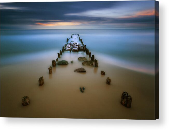 Landscape Acrylic Print featuring the photograph Baltic... #2 by Krzysztof Browko