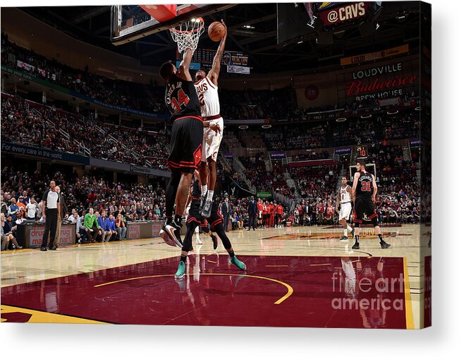 Collin Sexton Acrylic Print featuring the photograph Chicago Bulls V Cleveland Cavaliers #2 by David Liam Kyle