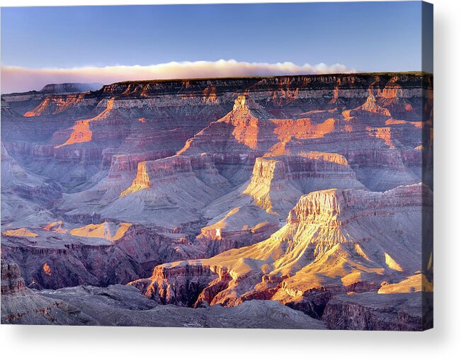 Estock Acrylic Print featuring the digital art Grand Canyon, Arizona, Usa #2 by Francesco Carovillano