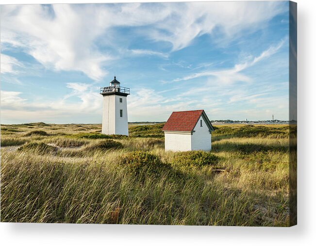 Estock Acrylic Print featuring the digital art Lighthouse In Cape Cod #2 by Guido Cozzi