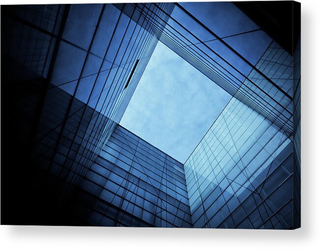 Office Acrylic Print featuring the photograph Modern Glass Architecture #2 by Nikada