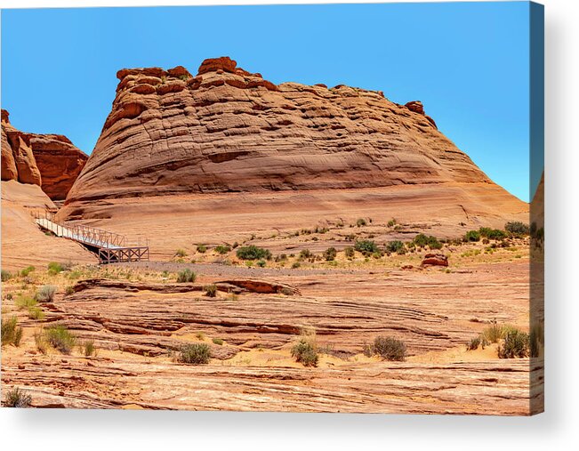 Estock Acrylic Print featuring the digital art Navajo Village, Page, Arizona #2 by Joanne Montenegro