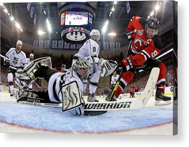 Playoffs Acrylic Print featuring the photograph 2012 Stanley Cup Finals - Game 1 Los by Bruce Bennett