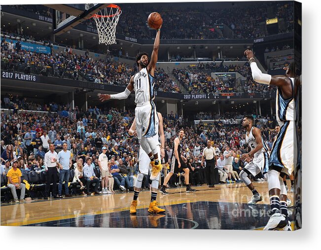 Playoffs Acrylic Print featuring the photograph San Antonio Spurs V Memphis Grizzlies - by Joe Murphy