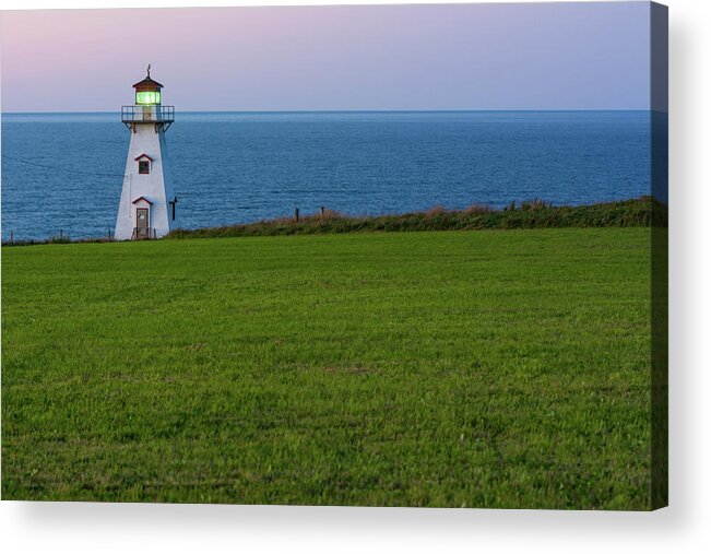 Pei Acrylic Print featuring the photograph Cape Tryon Lighthouse #3 by Douglas Wielfaert