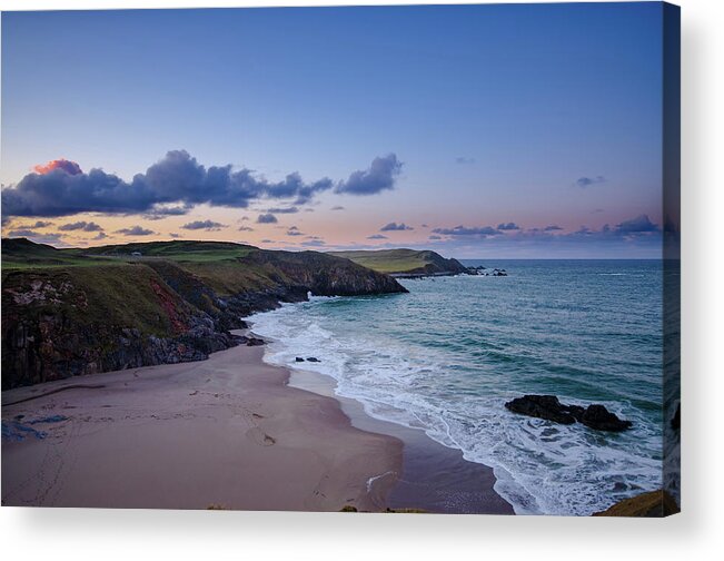 Durness Acrylic Print featuring the mixed media Durness #3 by Smart Aviation