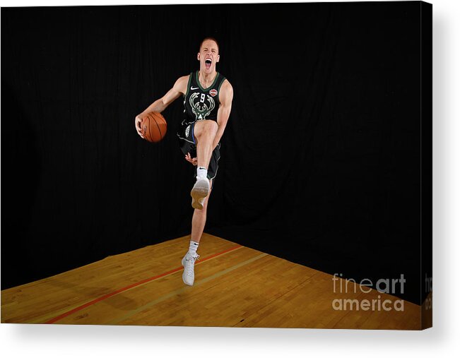 Nba Pro Basketball Acrylic Print featuring the photograph 2018 Nba Rookie Photo Shoot by Brian Babineau