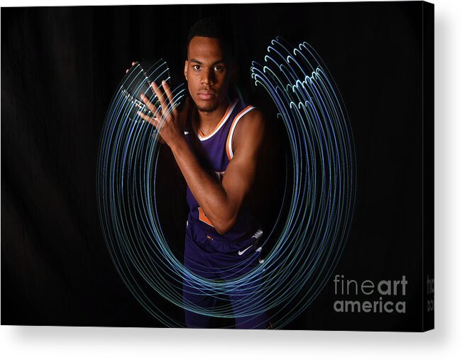 Nba Pro Basketball Acrylic Print featuring the photograph 2018 Nba Rookie Photo Shoot by Brian Babineau