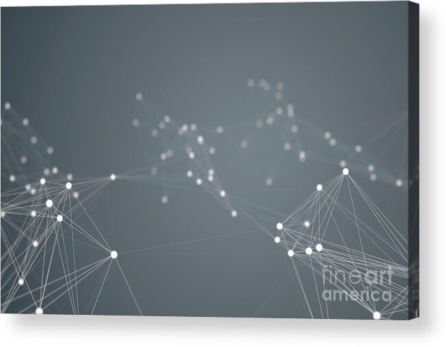 Network Acrylic Print featuring the photograph Network #34 by Jesper Klausen/science Photo Library