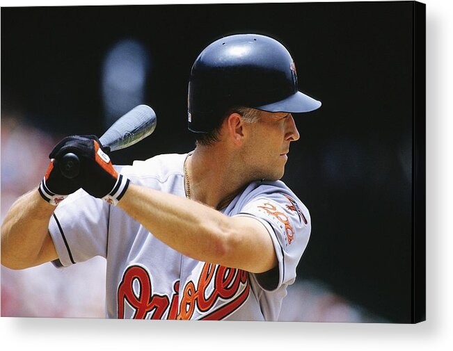 Atlanta Acrylic Print featuring the photograph Baltimore Orioles #4 by Ronald C. Modra/sports Imagery