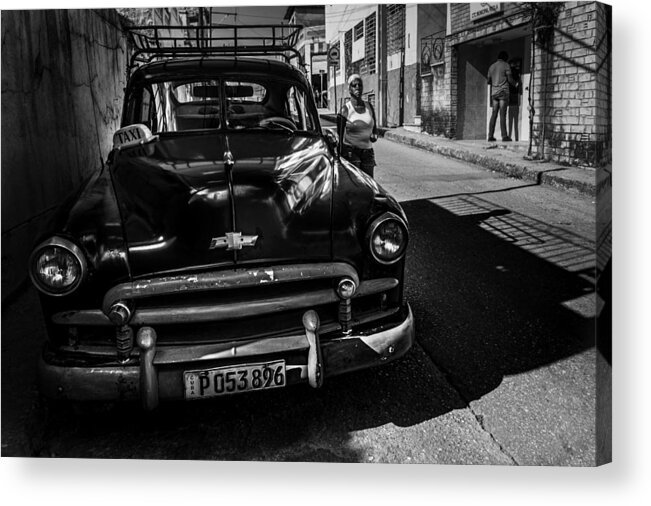 Cuba
Habana
Street Acrylic Print featuring the photograph Habana Street #4 by Koji Morishige