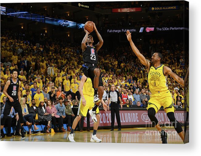 Lou Williams Acrylic Print featuring the photograph La Clippers V Golden State Warriors - by Noah Graham