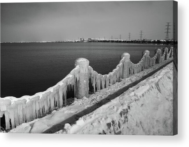 Frozen Path Acrylic Print featuring the photograph Winter Wonderland #4 by Nick Mares