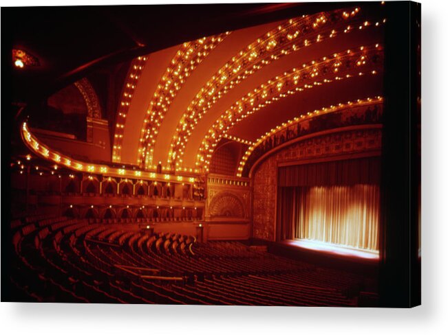 Performance Acrylic Print featuring the photograph Auditorium Theater In Chicago #5 by Chicago History Museum