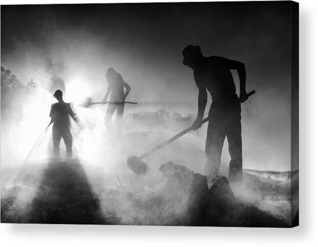 Charcoal Acrylic Print featuring the photograph Hell Mercenaries ! #5 by Sorin Onisor