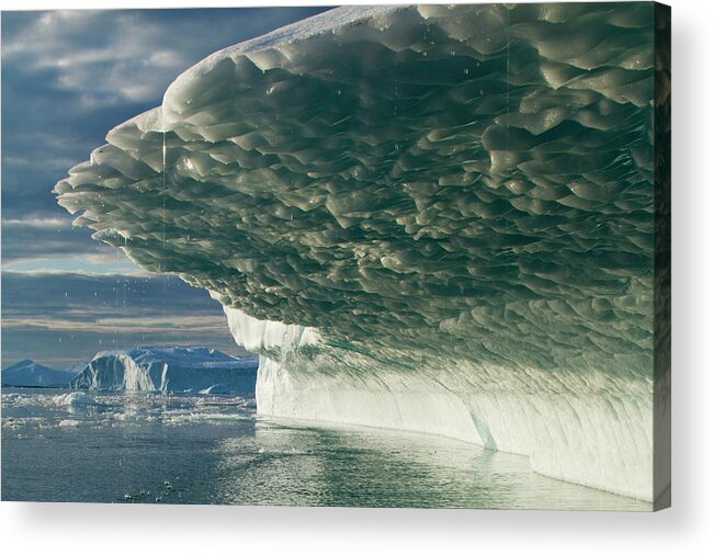 Tranquility Acrylic Print featuring the photograph Icebergs, Disko Bay, Greenland #5 by Paul Souders