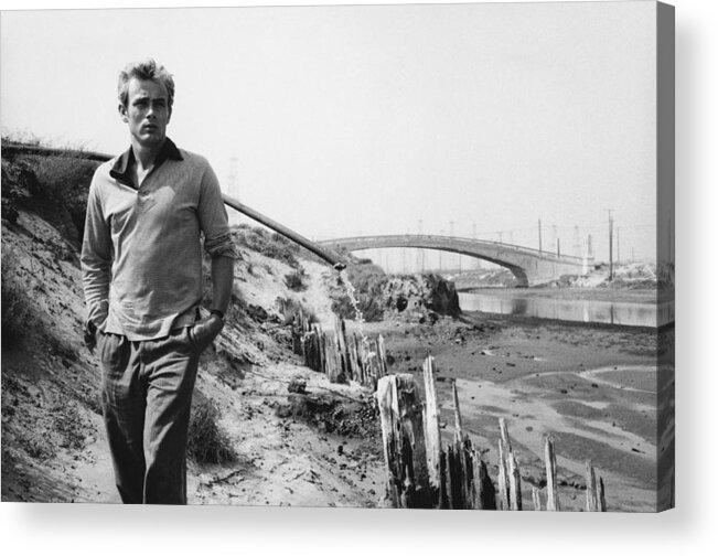 Actor Acrylic Print featuring the photograph James Dean #5 by Sanford Roth