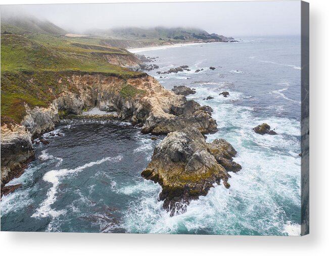 Landscapeaerial Acrylic Print featuring the photograph Seen From A Birds Eye View, The Cold #5 by Ethan Daniels